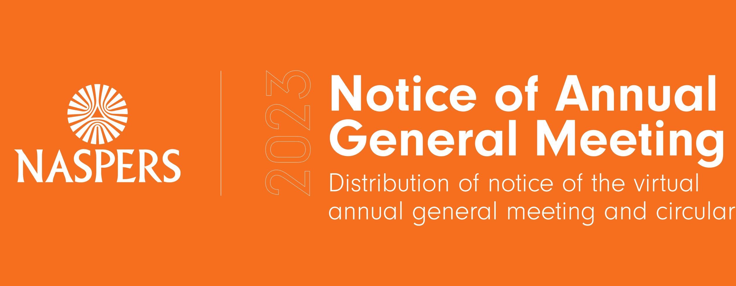 Naspers Notice of Annual General Meeting and Circular 2023