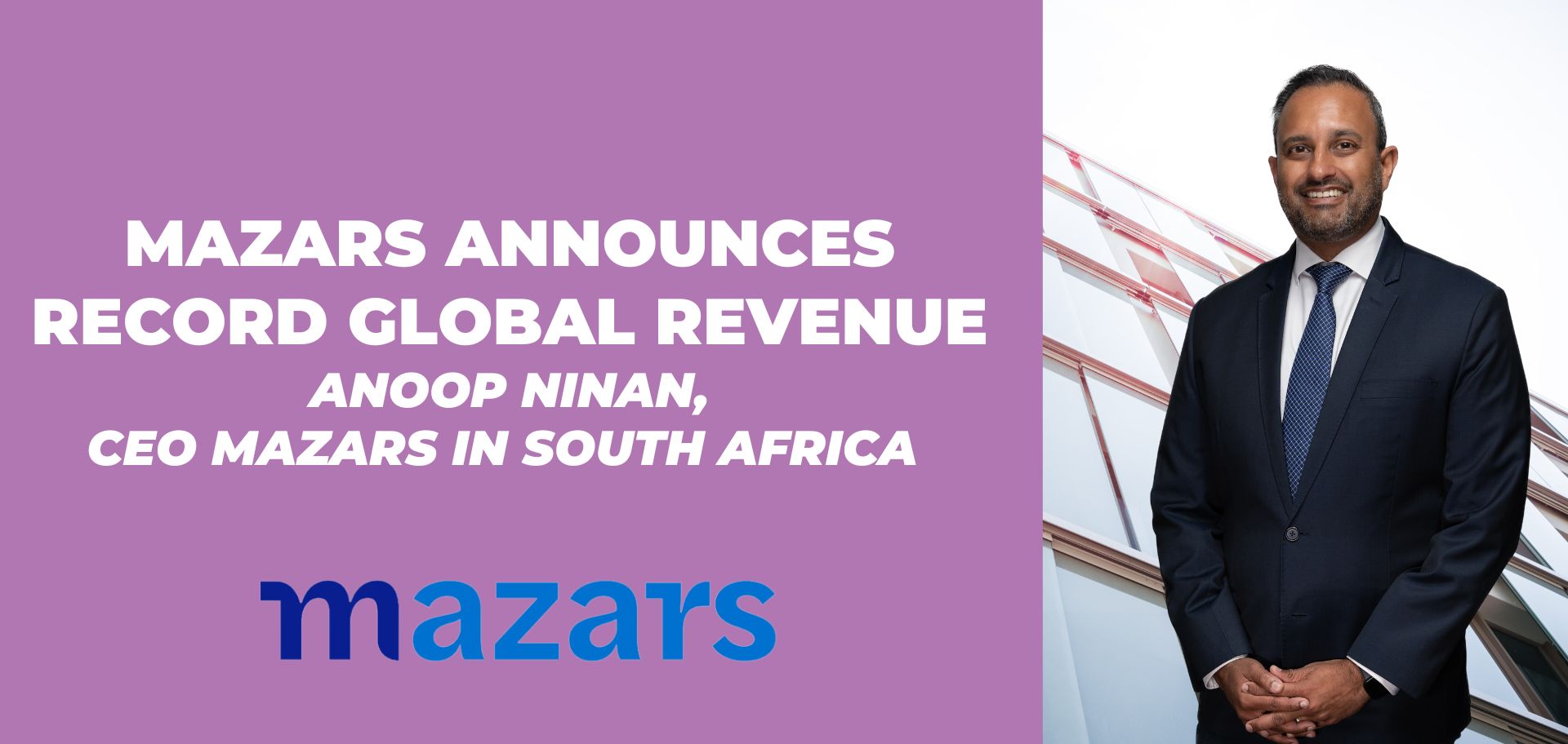 Mazars announces another year of record revenues as it builds global ambition