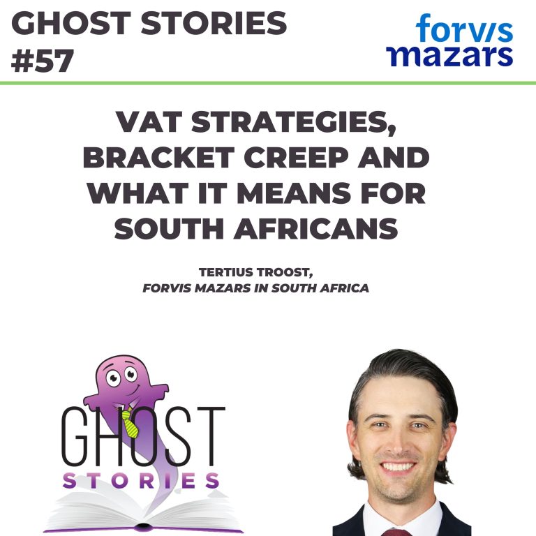 Ghost Stories #57: VAT strategies, bracket creep and what it means for South Africans