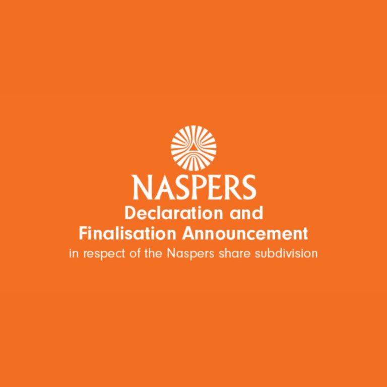Naspers to execute a five-for-one share split