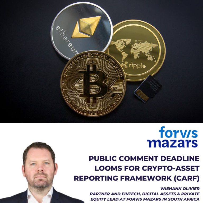 Public comment deadline looms for Crypto-Asset Reporting Framework (CARF)