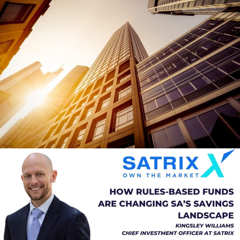 How rules-based funds are changing SA’s savings landscape